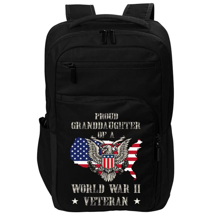 Proud Granddaughter Of A Wwii Veteran Impact Tech Backpack