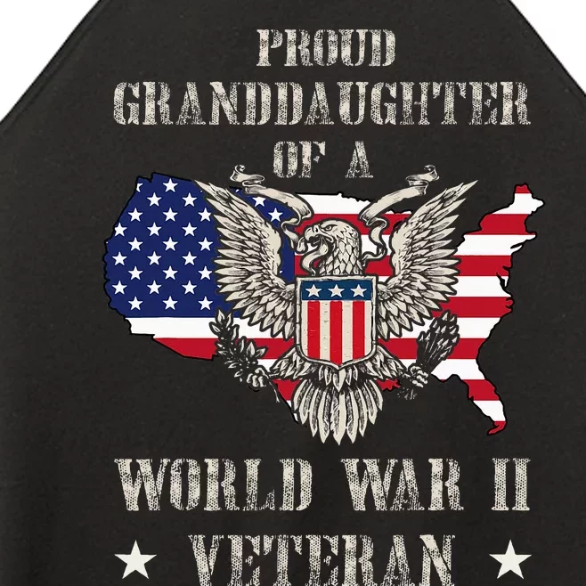 Proud Granddaughter Of A Wwii Veteran Women’s Perfect Tri Rocker Tank