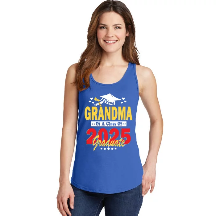 Proud Grandma Of A Class Of 2025 Graduate Senior Gift Ladies Essential Tank