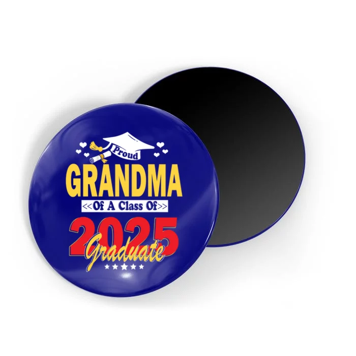 Proud Grandma Of A Class Of 2025 Graduate Senior Gift Magnet