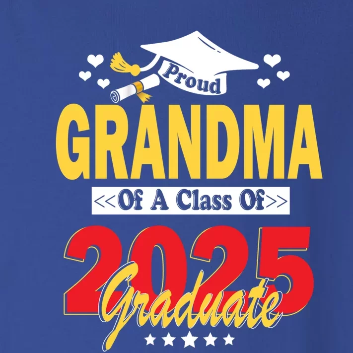 Proud Grandma Of A Class Of 2025 Graduate Senior Gift Toddler Long Sleeve Shirt