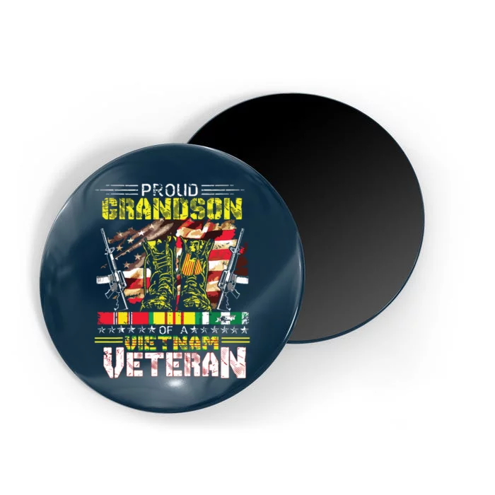 Proud Grandson Of A Vietnam Veteran Vietnam War Vet Magnet