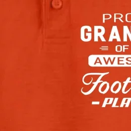 Proud Grandma Of An Awesome Football Player Cool Gift Dry Zone Grid Performance Polo