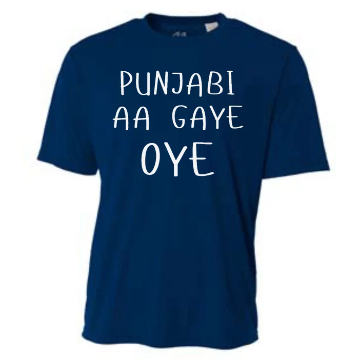 Punjabiaa Gaye Oye Diljit Dosanjh Merch Big Font Punjab Cooling Performance Crew T-Shirt