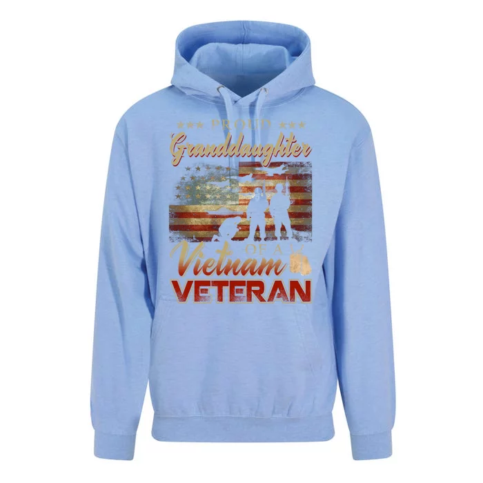 Proud Granddaughter Of A Vietnam Veteran Grandpa Gift Unisex Surf Hoodie