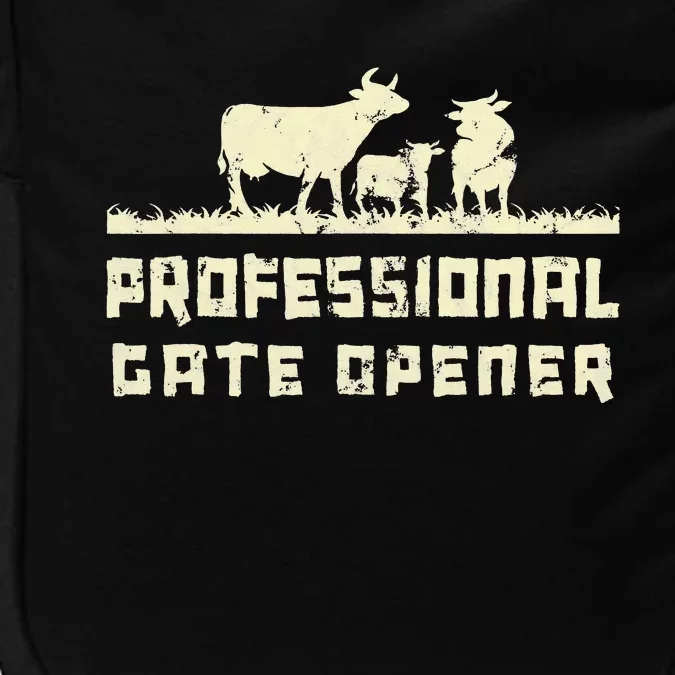 Professional Gate Opener Cows Animal Farm Impact Tech Backpack