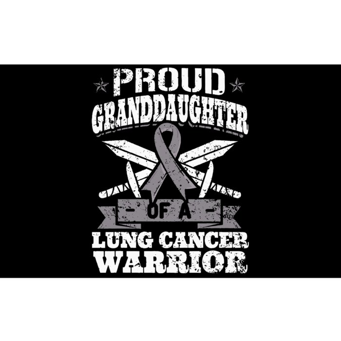 Proud Granddaughter Of A Lung Cancer Warrior Carcinoma Bumper Sticker