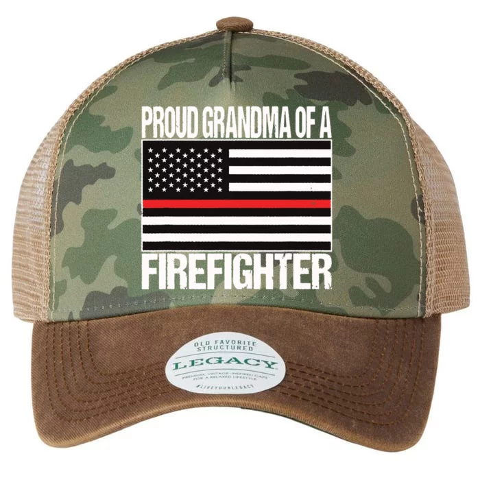 Proud Grandma Of A Firefighter Shirt Fireman Legacy Tie Dye Trucker Hat