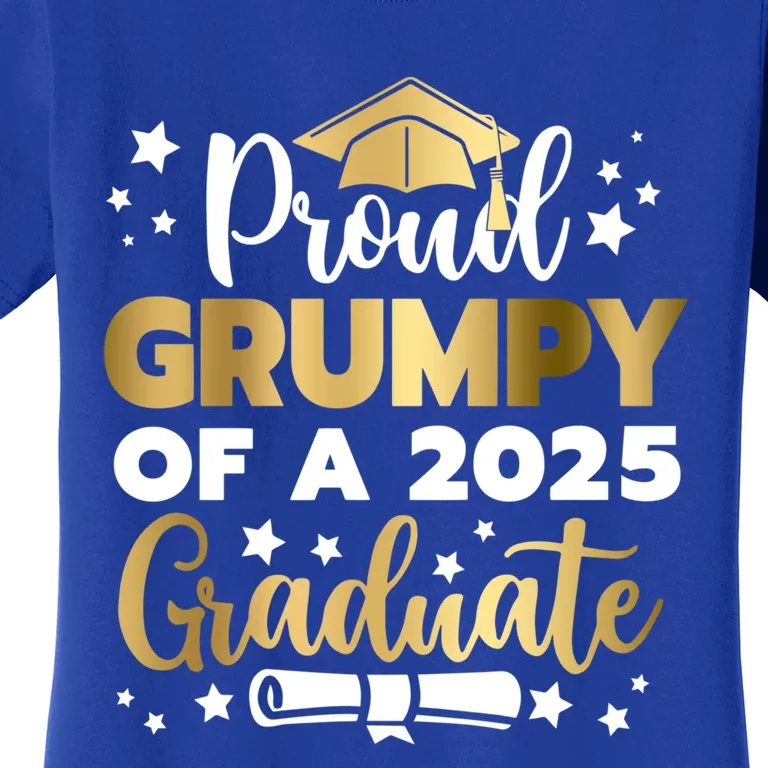 Proud Grumpy Of A 2025 Graduate Grumpy Senior 2025 Great Gift Women's T-Shirt