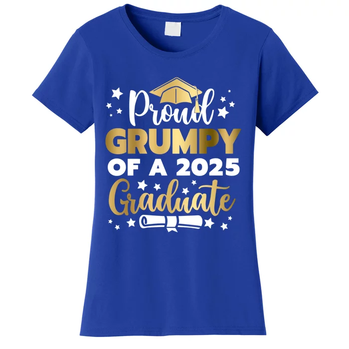 Proud Grumpy Of A 2025 Graduate Grumpy Senior 2025 Great Gift Women's T-Shirt