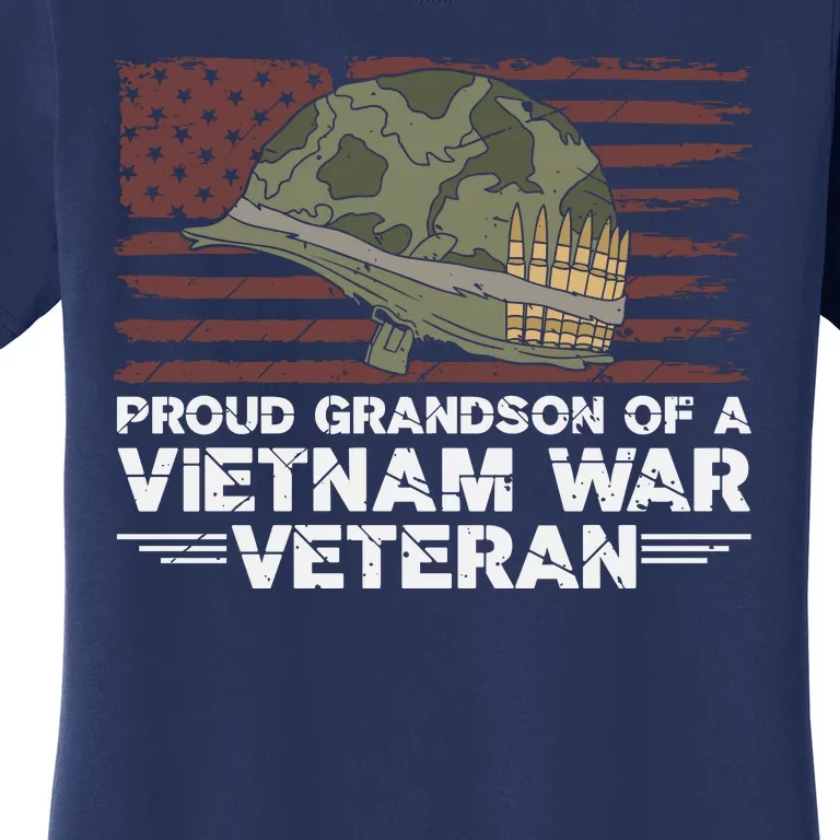 Proud Grandson Of A Vietnam War Veteran Women's T-Shirt