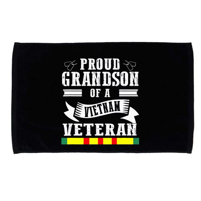 Proud Grandson Of a Vietnam Veteran Microfiber Hand Towel