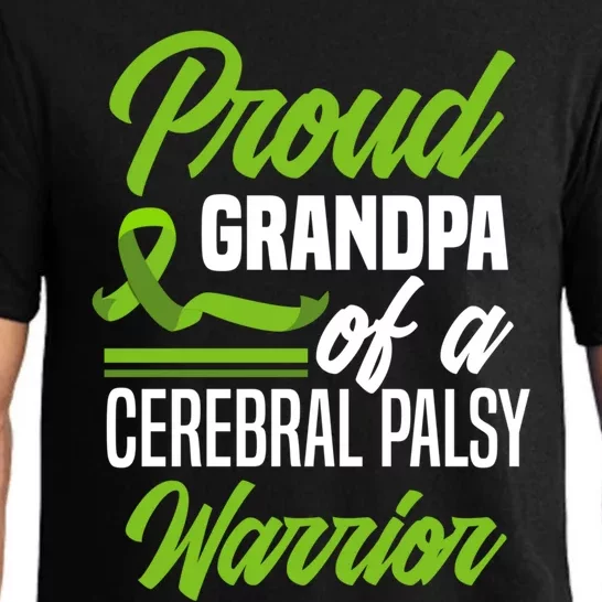 Proud Grandpa Of A Cerebral Palsy Warrior Cerebral Palsy Gift Pajama Set