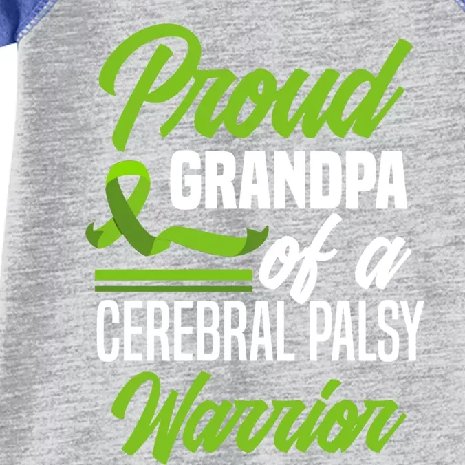 Proud Grandpa Of A Cerebral Palsy Warrior Cerebral Palsy Gift Infant Baby Jersey Bodysuit