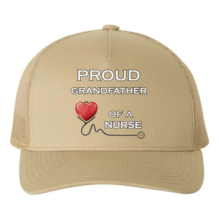 Proud Grandfather Of A Nurse, Nursing Gift, Dk Yupoong Adult 5-Panel Trucker Hat