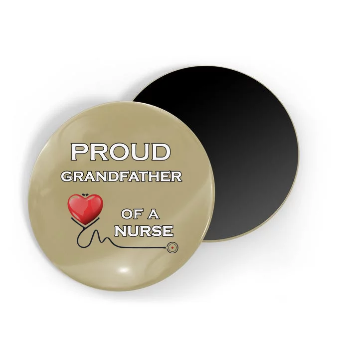 Proud Grandfather Of A Nurse, Nursing Gift, Dk Magnet