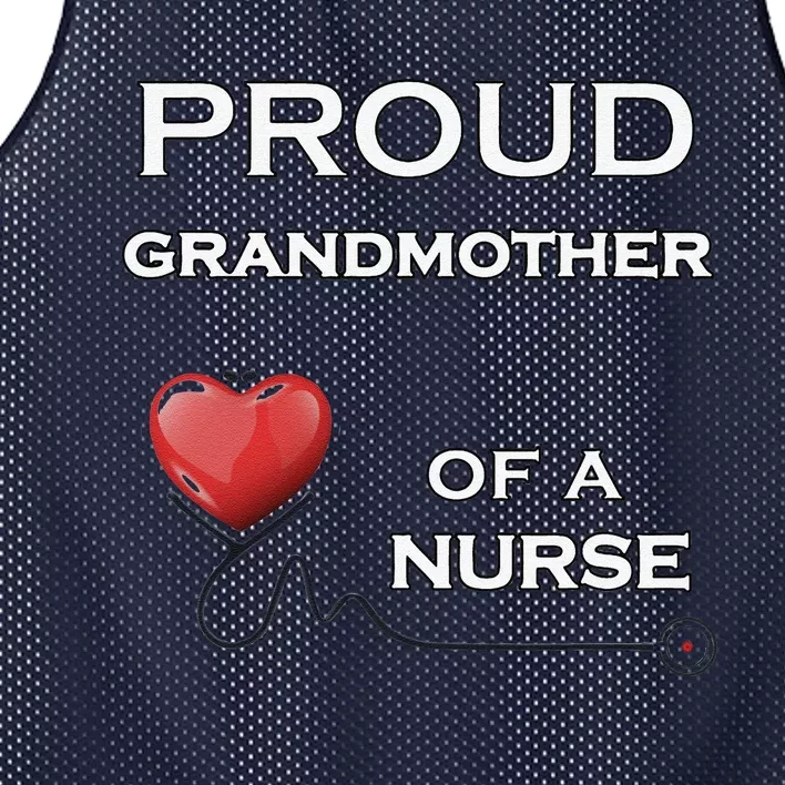 Proud Grandmother Of A Nurse, Nursing Gift, Lt Mesh Reversible Basketball Jersey Tank