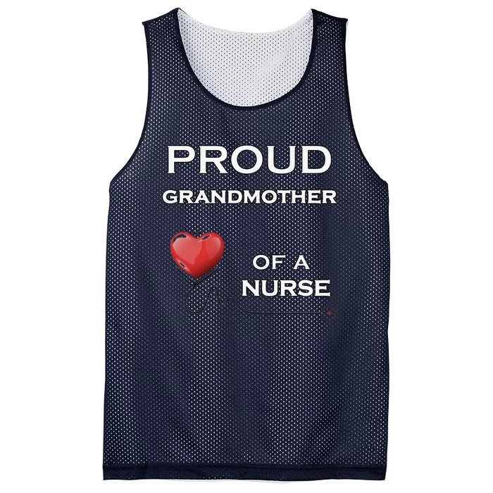 Proud Grandmother Of A Nurse, Nursing Gift, Lt Mesh Reversible Basketball Jersey Tank