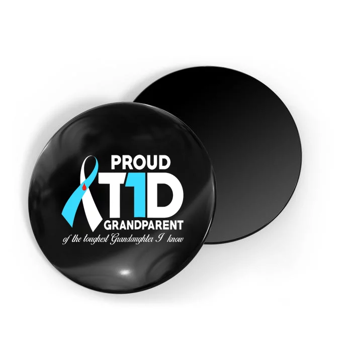 Proud Grandparent Of A T1D Warrior Diabetic Diabetes Awareness Magnet