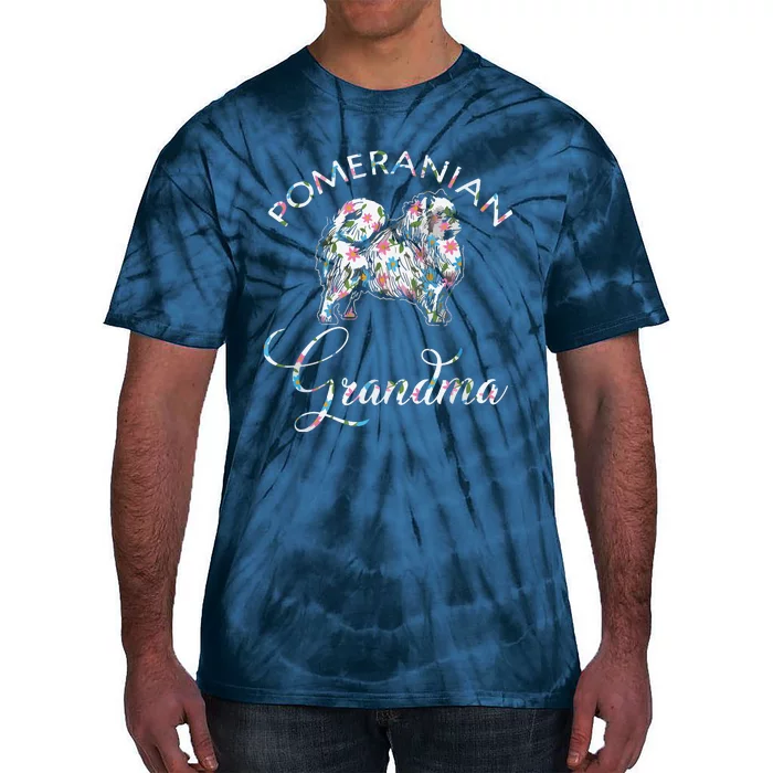 Pomeranian Grandma Pomeranian Tie-Dye T-Shirt