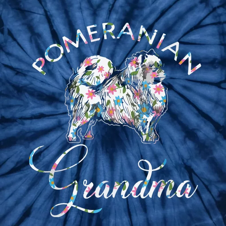 Pomeranian Grandma Pomeranian Tie-Dye T-Shirt