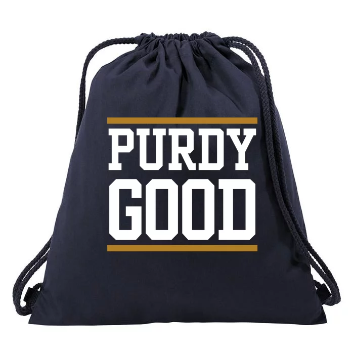 Purdy Good Drawstring Bag