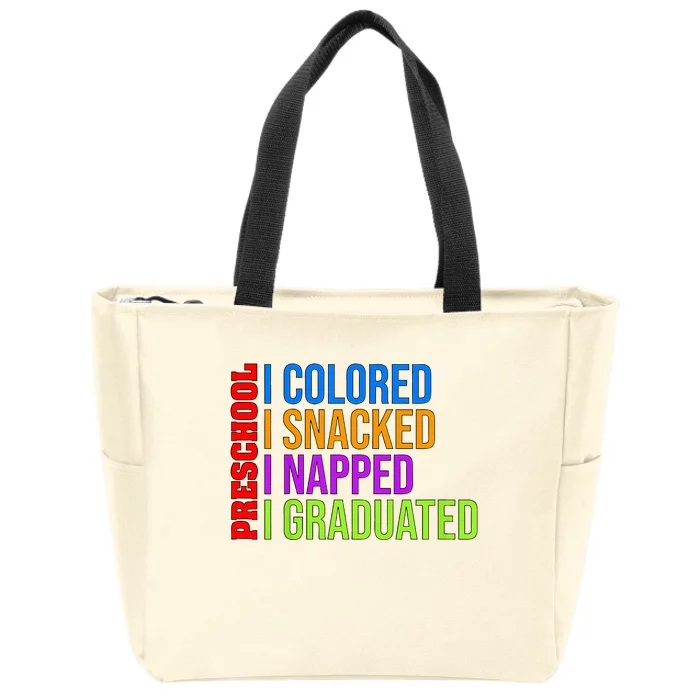 Preschooler Graduation Preschool Graduation Zip Tote Bag