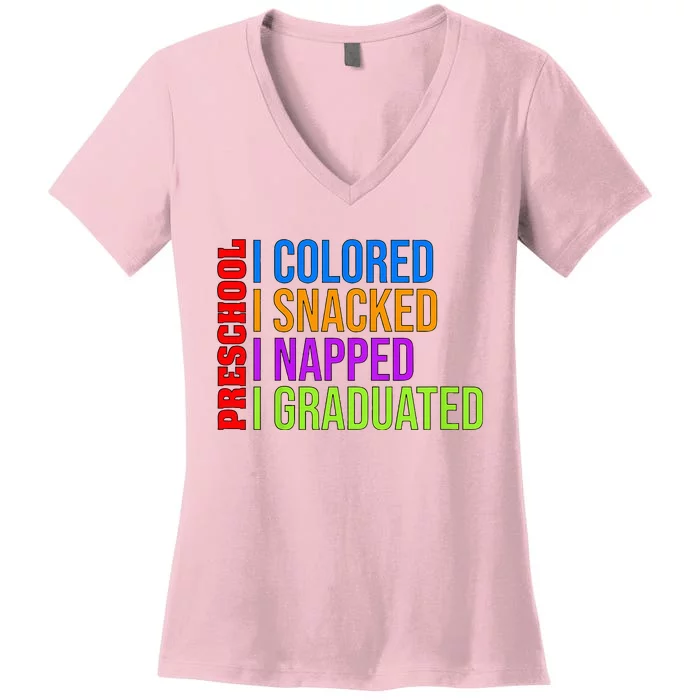 Preschooler Graduation Preschool Graduation Women's V-Neck T-Shirt