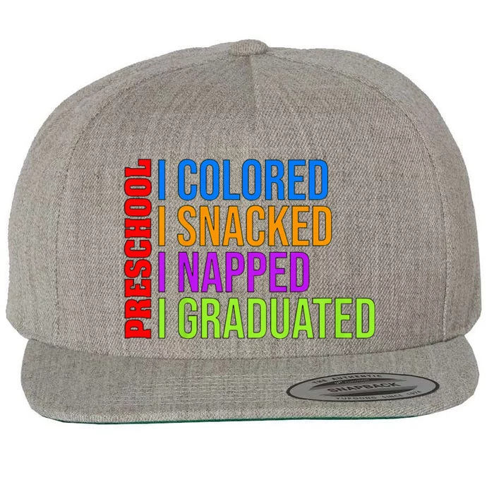 Preschooler Graduation Preschool Graduation Wool Snapback Cap