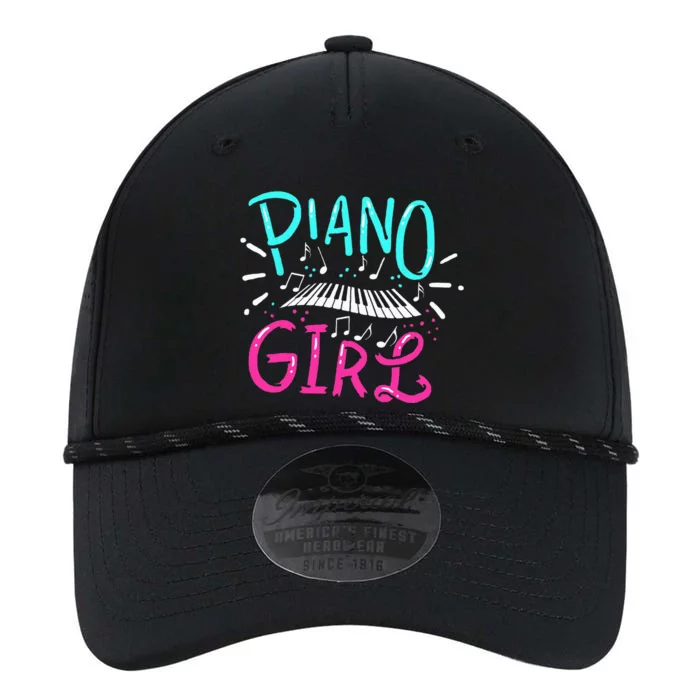 Piano Girl Pianist Music Notes Gift Performance The Dyno Cap