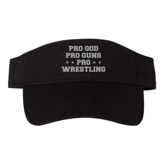 Pro God Pro Guns Pro Wrestling Valucap Bio-Washed Visor