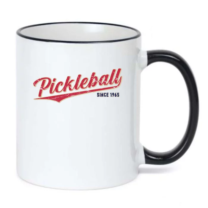 Pickleball Gift Black Color Changing Mug