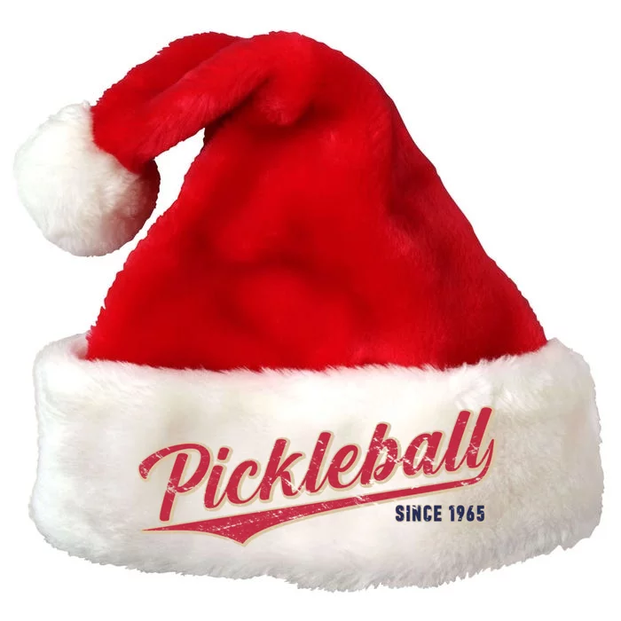 Pickleball Gift Premium Christmas Santa Hat