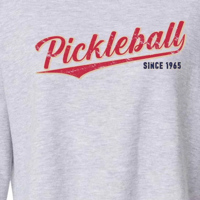 Pickleball Gift Cropped Pullover Crew