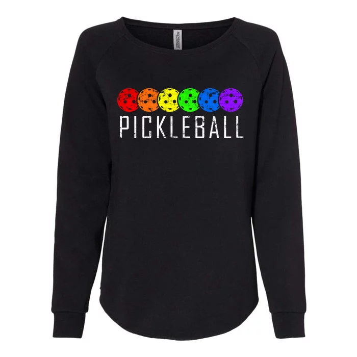 Pickleball Gift Womens California Wash Sweatshirt