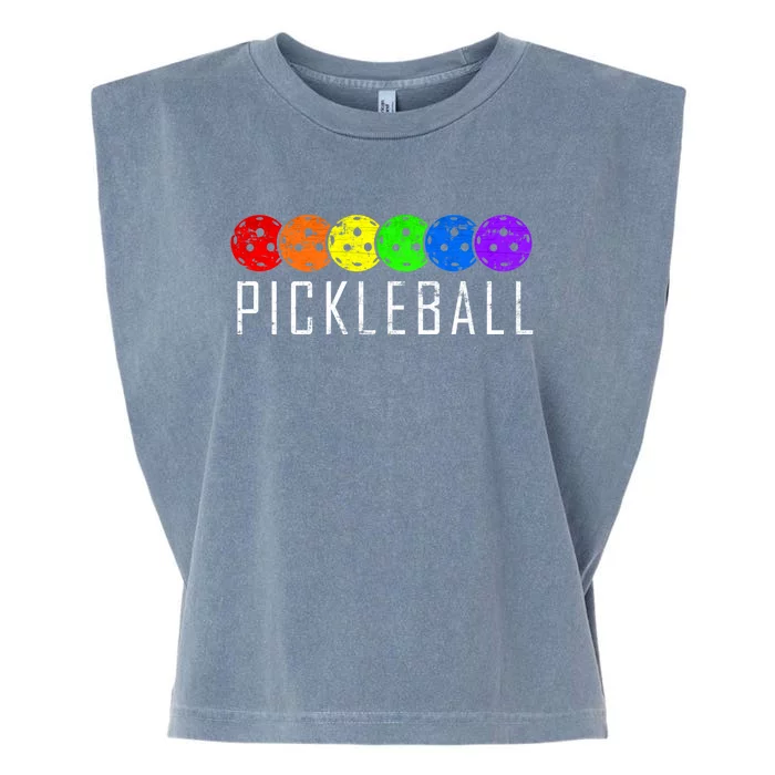 Pickleball Gift Garment-Dyed Women's Muscle Tee