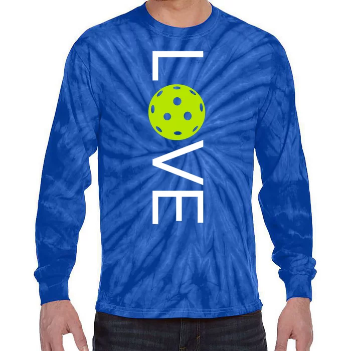 Pickleball Gift Tie-Dye Long Sleeve Shirt