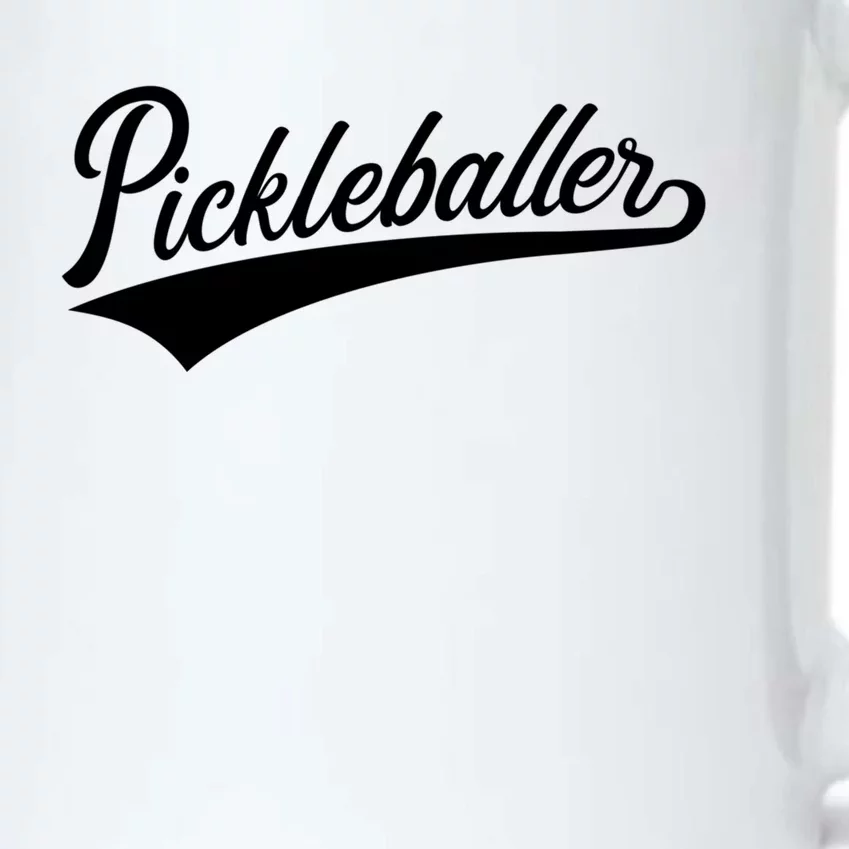 Pickleballer Gift Black Color Changing Mug