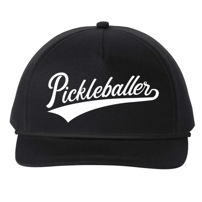 Pickleballer Gift Snapback Five-Panel Rope Hat