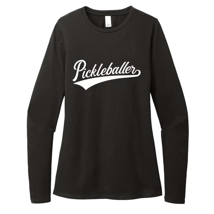 Pickleballer Gift Womens CVC Long Sleeve Shirt