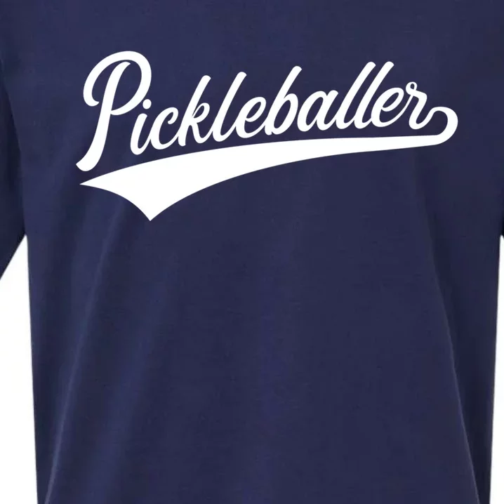 Pickleballer Gift Sueded Cloud Jersey T-Shirt