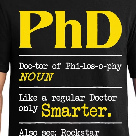 PhD Graduate Ph.D. Graduation Doctorate Degree Definition Pajama Set