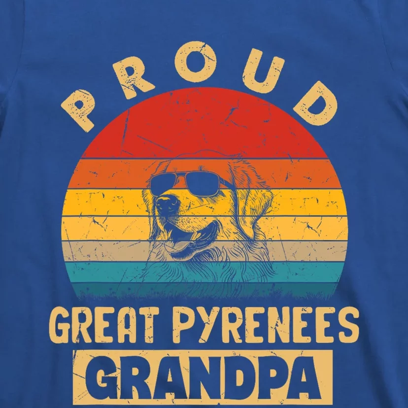 Proud Great Pyrenees Grandpa Dog T-Shirt