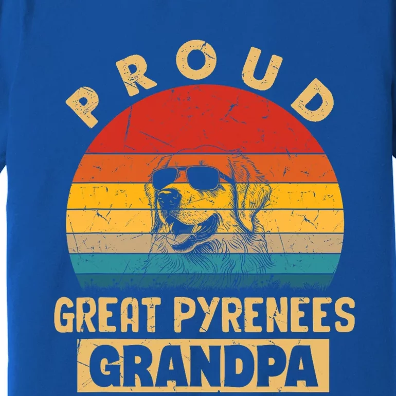 Proud Great Pyrenees Grandpa Dog Premium T-Shirt