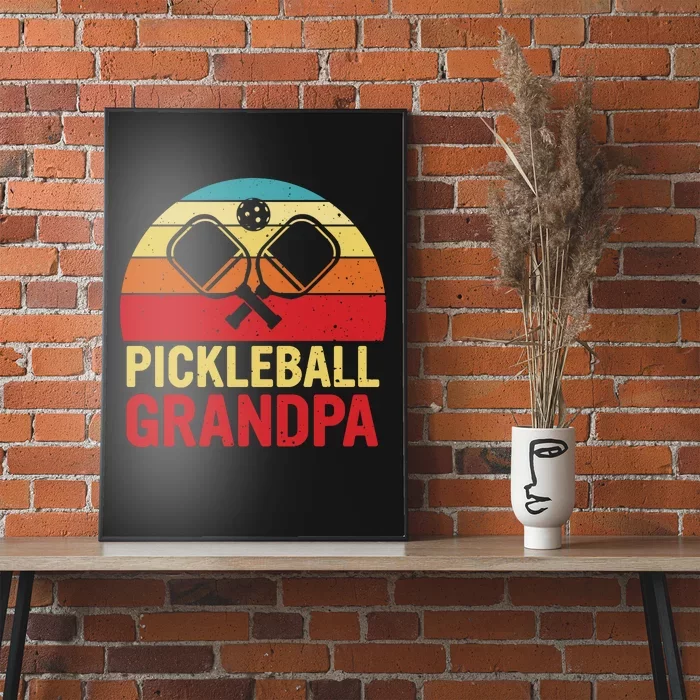 Pickleball Grandpa Poster