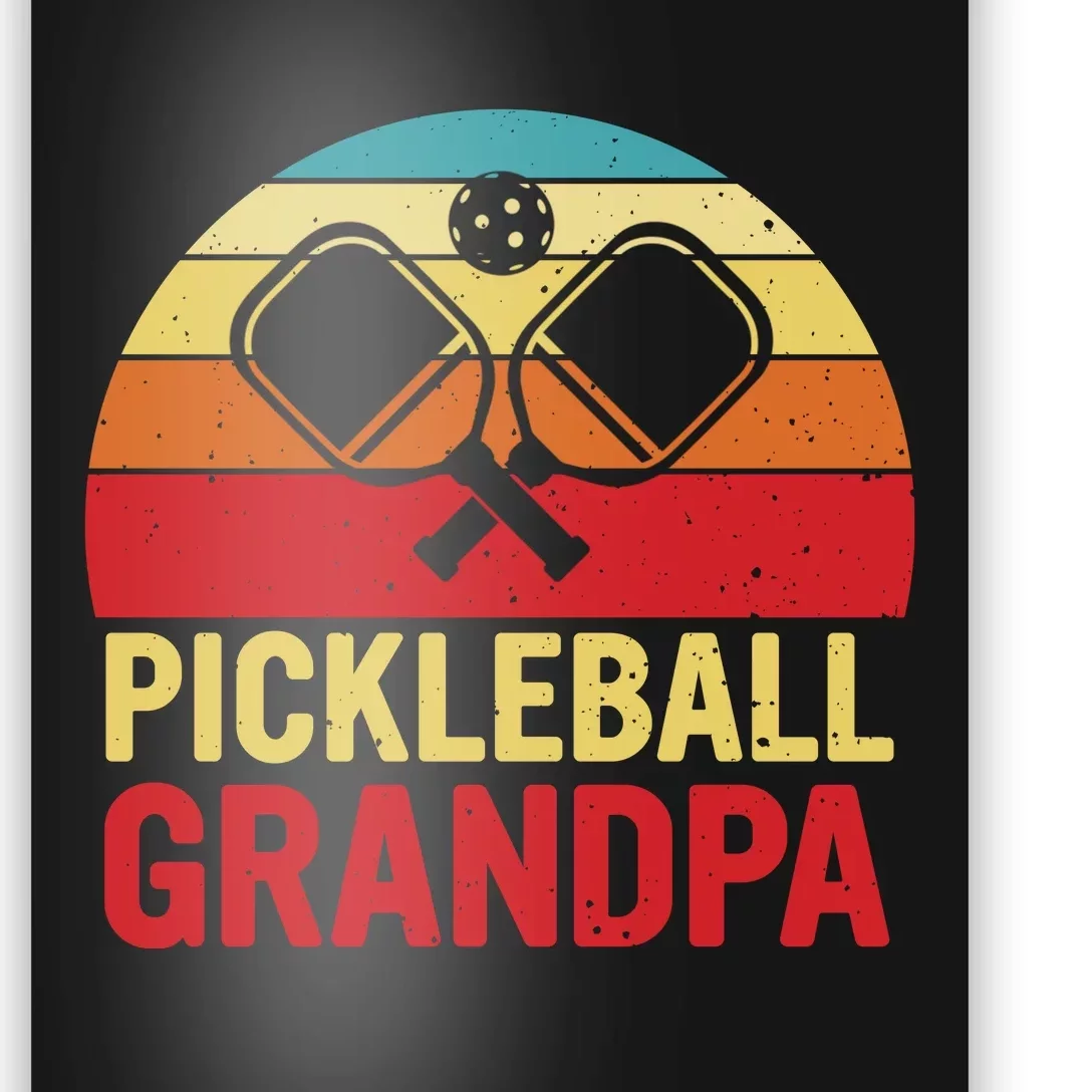 Pickleball Grandpa Poster