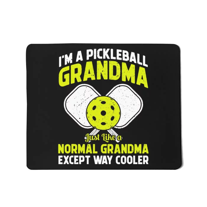 Pickleball Grandma Pickleball Player Grandmother Mousepad