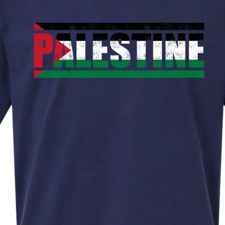 Palestine Gift Sueded Cloud Jersey T-Shirt