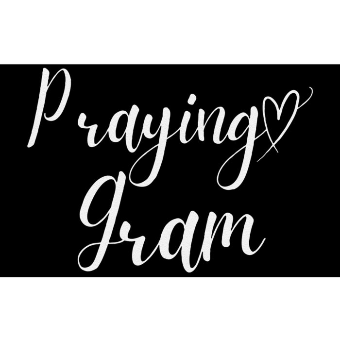 Praying Gram Perfect Christian Grandma Bumper Sticker