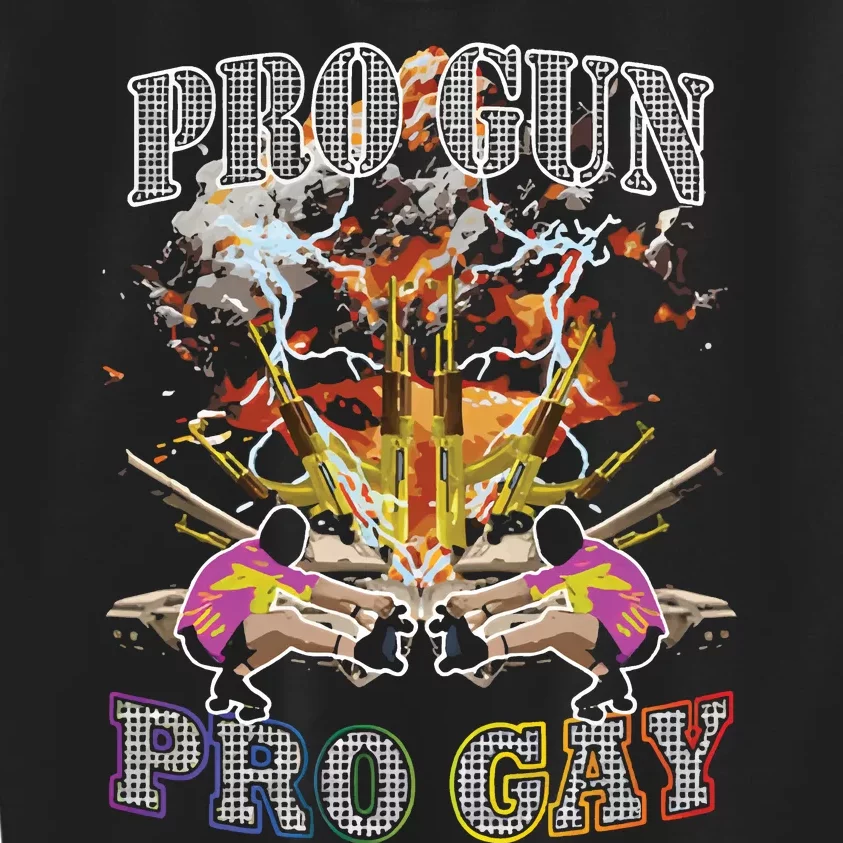 Pro Gun Pro Gay A Better Way 2a Kids Sweatshirt